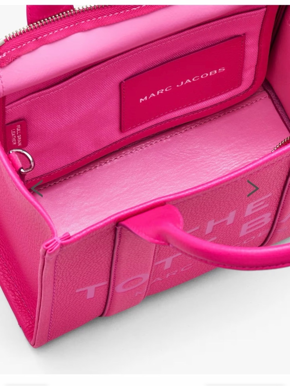 Marc Jacobs The mini Tote Bag - Hot Pink - Picture 4 of 6